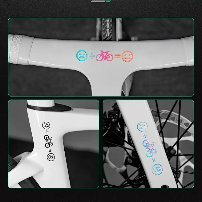 Cycling Gear Sale - Набор из 4 наклеек-смайликов Happy Face