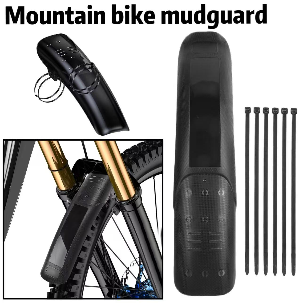Bike Fender Set - Набор брызговиков для велосипедов, легко устанавливаемые,