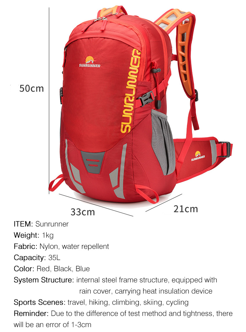 Рюкзак для походов объемом 35  – обзор и цена Cycling Gear Bag