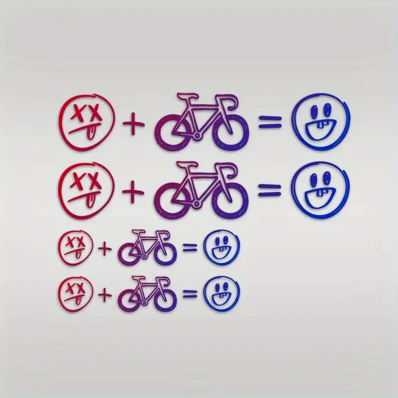 Набор из 4 наклеек-смайликов H – обзор и цена Cycling Gear Sale