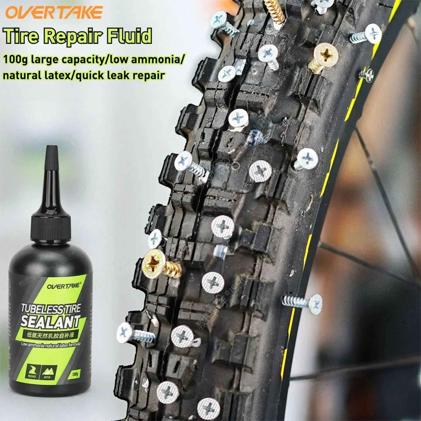Герметик для шин OVTK 100г, ан – обзор и цена Tubeless Tire Sealant