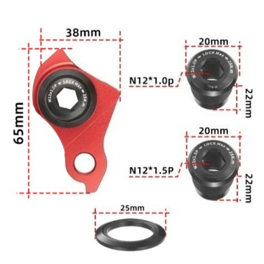 1 шт. Задний кронштейн переклю – обзор и цена Cyclo Gear
